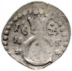 Altdeutsche Münzen und Medaillen 
 Braunschweig-Lüneburg-Celle 
 Christian von Minden 1611-1633 
 Einseitiger Pfennig 1624 -Clausthal-. Gekröntes M...