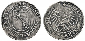 Altdeutsche Münzen und Medaillen 
 Colmar, Stadt 
 Batzen 1535. Stadtschild, darüber die Jahreszahl / Nach links blickender Adler. E.u.L. 21, Slg. V...