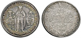 Altdeutsche Münzen und Medaillen 
 Deutscher Orden 
 Maximilian I. Erzherzog von Österreich 1590-1618. 1/2 Taler 1614 -Hall-. Prokisch 67 A/a, Neuma...