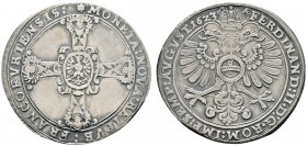 Altdeutsche Münzen und Medaillen 
 Frankfurt, Stadt 
 Taler 1623. Mit Titulatur Kaiser Ferdinand II. J.u.F. 382f, Dav. 5290.
 minimales Zainende, A...