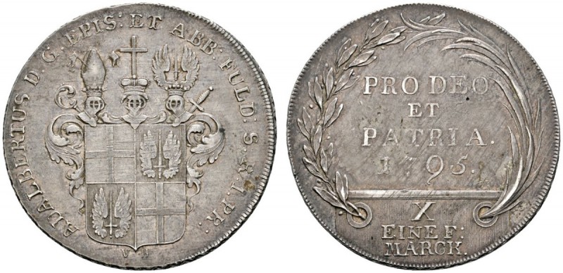 Altdeutsche Münzen und Medaillen 
 Fulda, Bistum 
 Adalbert von Harstall 1788-...