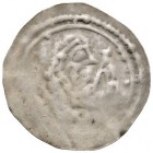 Altdeutsche Münzen und Medaillen 
 Kempten, Abtei 
 Welf VI. als Vogt 1150-1191. Brakteat 1170/1180. Barhäuptiges Brustbild mit dreizipfliger Fahne ...