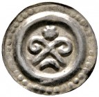 Altdeutsche Münzen und Medaillen 
 Konstanz, Bistum 
 Eberhard II. von Waldburg-Thann 1248-1274 
 Brakteat 1250-1270. Zwei gekreuzte Krummstäbe, da...