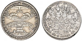 Altdeutsche Münzen und Medaillen 
 Löwenstein-Wertheim-Virneburg 
 Eucharius Casimir 1681-1698. 1/2 Taler 1697 -Wertheim-. Stempel von P.H. Müller. ...