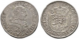 Altdeutsche Münzen und Medaillen 
 Mainz, Erzbistum 
 Lothar Friedrich von Metternich-Burscheid 1673-1675. 1/2 Sortengulden zu 30 Kreuzer 1673 -Main...