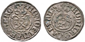 Altdeutsche Münzen und Medaillen 
 Marsberg, Stadt 
 Groschen 1610. Mit Titulatur Kaiser Rudolf II.
 feine Patina, minimale Auflagen, vorzüglich-pr...