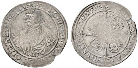 Altdeutsche Münzen und Medaillen 
 Mecklenburg-Güstrow 
 Albrecht VII. 1503-1547. Doppelschilling 1527 -Güstrow-. Kunzel 60 F/b.
 leichte Schrötlin...