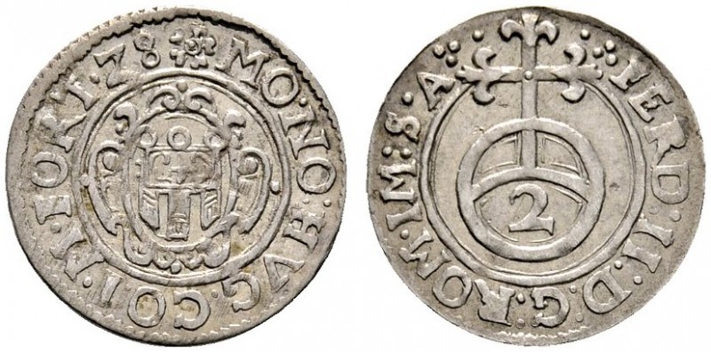 Altdeutsche Münzen und Medaillen 
 Montfort, Grafschaft 
 Hugo IV. 1621-1662 ...