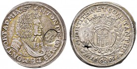 Altdeutsche Münzen und Medaillen 
 Montfort, Grafschaft 
 Anton, Administrator und Vormund Antons des Jüngeren 1686-1693 
 Gulden zu 60 Kreuzer 169...