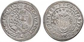 Altdeutsche Münzen und Medaillen 
 Montfort, Grafschaft 
 Anton, Administrator und Vormund Antons des Jüngeren 1686-1693 
 15 Kreuzer 1692 -Langena...