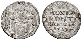 Altdeutsche Münzen und Medaillen 
 Montfort, Grafschaft 
 Ernst 1730-1758 
 Rentkreuzer 1739. Ebner 299, Slg. Wurster 1580.
 selten, vorzüglich