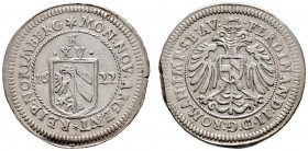 Altdeutsche Münzen und Medaillen 
 Nürnberg, Stadt 
 Kipper-15 Kreuzer (guthaltig) 1622. Ke. 189b, Slg. Erl. 472, Slg. Kraaz -.
 winziges Zainende,...