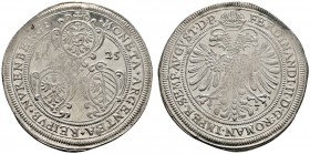 Altdeutsche Münzen und Medaillen 
 Nürnberg, Stadt 
 Taler 1625. Drei Wappen / Gekrönter Doppeladler sowie Titulatur Kaiser Ferdinand II. Mzz. Kreuz...
