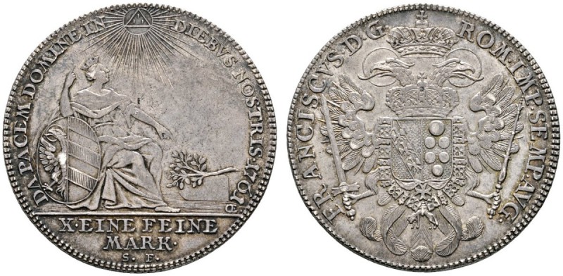 Altdeutsche Münzen und Medaillen 
 Nürnberg, Stadt 
 Konventionstaler 1761. St...