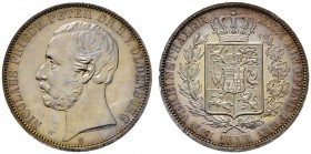 Altdeutsche Münzen und Medaillen 
 Oldenburg 
 Nicolaus Friedrich Peter 1853-1900 
 Vereinstaler 1858 B. AKS 25, J. 55, Thun 241, Kahnt 322.
 selt...