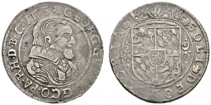 Altdeutsche Münzen und Medaillen 
 Pfalz-Veldenz 
 Georg Gustav 1592-1634. 1/4...