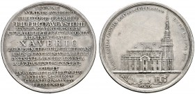 Altdeutsche Münzen und Medaillen 
 Sachsen-Albertinische Linie 
 Xaver 1763-1768 
 Silbermedaille 1764 von K.W. Höckner, auf die Grundsteinlegung d...