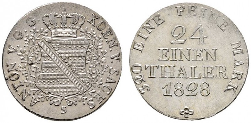 Altdeutsche Münzen und Medaillen 
 Sachsen-Albertinische Linie 
 Anton 1827-18...