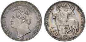 Altdeutsche Münzen und Medaillen 
 Sachsen-Albertinische Linie 
 Johann 1854-1873 
 Siegestaler 1871 B. AKS 159, J. 132, Thun 351, Kahnt 473.
 Pra...