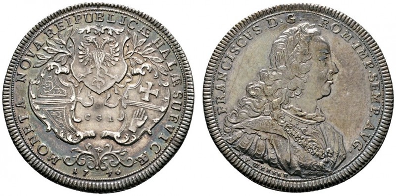 Altdeutsche Münzen und Medaillen 
 Schwäbisch Hall, Stadt 
 1/2 Taler 1746 -Nü...