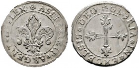 Altdeutsche Münzen und Medaillen 
 Straßburg, Stadt 
 Dreibätzner (12 Kreuzer) o.J. (1. Hälfte 17. Jh.). Ohne Wertzahl. E.u.L. 462 var., Slg. Voltz ...