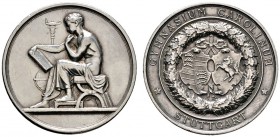 Altdeutsche Münzen und Medaillen 
 Stuttgart, Stadt 
 Große silberne Schulprämienmedaille o.J. (um 1925/37) von K. Schwenzer, des Karlsgymnasiums (G...