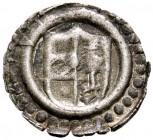Altdeutsche Münzen und Medaillen 
 Thann, Stadt 
 Pfennig (Stebler) nach 1498. Stadtwappen (gespaltener Schild: links österreichisches Wappen, recht...