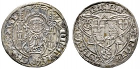 Altdeutsche Münzen und Medaillen 
 Trier, Erzbistum 
 Raban von Helmstedt 1436-1439. Weißpfennig 1437 -Koblenz-. Noss 462, Levinson I-42.
 selten i...