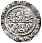 Altdeutsche Münzen und Medaillen 
 Ulm, königliche Münzstätte 
 Friedrich I. 1152-1190 
 Brakteat um 1160/70. Ähnlich wie vorher, jedoch oben neben...