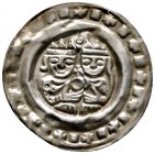 Altdeutsche Münzen und Medaillen 
 Ulm, königliche Münzstätte 
 Konrad IV. und Elisabeth von Bayern 1237-1254 
 Brakteat um 1245/50. Die nebeneinan...