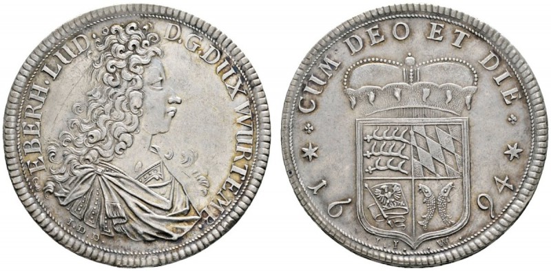 Altdeutsche Münzen und Medaillen 
 Württemberg 
 Eberhard Ludwig 1693-1733 
 ...