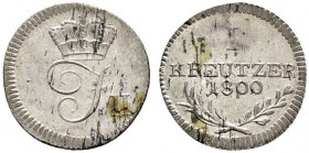 Altdeutsche Münzen und Medaillen 
 Württemberg 
 Friedrich II./I. 1797-1806-1816 
 Kreuzer 1800. KR 11.2, AKS 15.
 selten in dieser Erhaltung, kle...