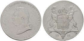 Altdeutsche Münzen und Medaillen 
 Württemberg 
 Friedrich II./I. 1797-1806-1816 
 Kronentaler 1810. Ein zweites Exemplar. KR 29, AKS 34, J. 22, Ka...