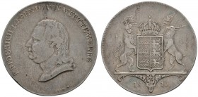 Altdeutsche Münzen und Medaillen 
 Württemberg 
 Friedrich II./I. 1797-1806-1816 
 Kronentaler 1810. Ein zweites Exemplar. KR 29.1, AKS 34, J. 22, ...