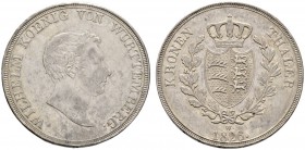 Altdeutsche Münzen und Medaillen 
 Württemberg 
 Wilhelm I. 1816-1864 
 Kronentaler 1826. KR 63.1, AKS 66, J. 55, Thun 434, Kahnt 586.
 sehr schön...