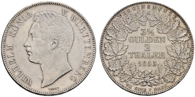 Altdeutsche Münzen und Medaillen 
 Württemberg 
 Wilhelm I. 1816-1864 
 Doppe...