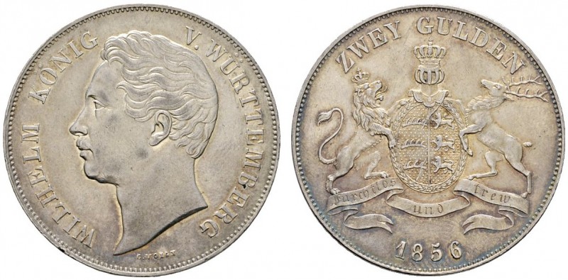Altdeutsche Münzen und Medaillen 
 Württemberg 
 Wilhelm I. 1816-1864 
 Doppe...