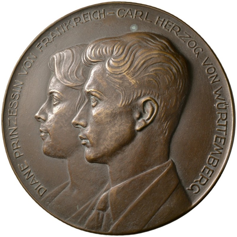 Altdeutsche Münzen und Medaillen 
 Württemberg 
 Carl Herzog von Württemberg *...