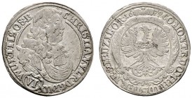 Altdeutsche Münzen und Medaillen 
 Württemberg-Öls 
 Christian Ulrich von Bernstadt 1664-1704 
 6 Kreuzer 1679 -Öls-. Raff 94.1, Ebner 84 var.,
 F...