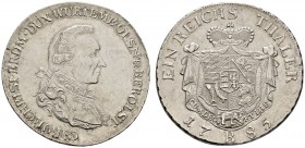 Altdeutsche Münzen und Medaillen 
 Württemberg-Öls 
 Karl Christian Erdmann 1744-1792 
 Reichstaler 1785 -Breslau-. Raff 195, Ebner 206, Fr.u.S. 24...
