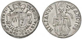 Altdeutsche Münzen und Medaillen 
 Würzburg-Bistum 
 Sedisvakanz 1746 
 Schilling 1746. Helm. 671, Slg. Piloty -.
 selten, gutes vorzüglich