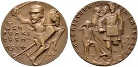 Thematische Medaillen 
 Medaillen von Karl Goetz 
 Bronzegußmedaille 1919. Auf die Versprechungen des Kaisers - Ich führe Euch herrlichen Zeiten ent...