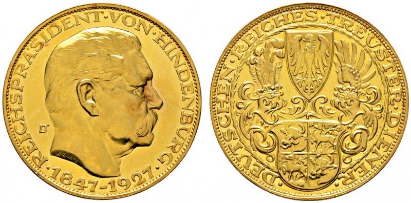 Thematische Medaillen 
 Medaillen von Karl Goetz 
 Goldmedaille 1927. Auf den ...