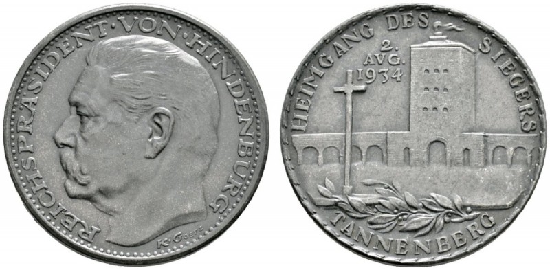 Thematische Medaillen 
 Medaillen von Karl Goetz 
 Weißmetallmedaille 1934. Au...