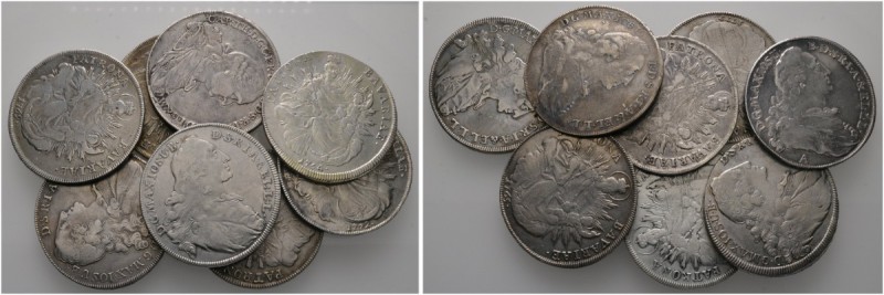 Lots altdeutscher Münzen und Medaillen 
 8 Stücke: BAYERN -Madonnentaler von 17...