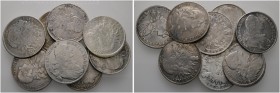 Lots altdeutscher Münzen und Medaillen 
 8 Stücke: BAYERN -Madonnentaler von 1764,1765,1769,1770,1775 -München- und 1772 und 1777 -Amberg- sowie 1778...
