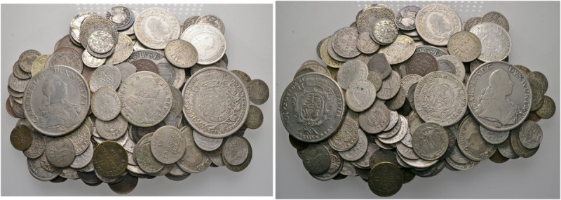 Lots altdeutscher Münzen und Medaillen 
 Ca. 350 Stücke: WÜRTTEMBERG . Von Herz...
