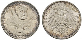 Deutsche Münzen und Medaillen ab 1871 
 Silbermünzen des Kaiserreiches 
 Sachsen-Weimar-Eisenach 
 Wilhelm Ernst 1901-1918. 2 Mark 1908. Uni Jena. ...
