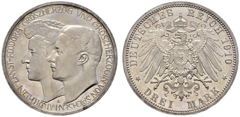 Deutsche Münzen und Medaillen ab 1871 
 Silbermünzen des Kaiserreiches 
 Sachs...