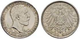 Deutsche Münzen und Medaillen ab 1871 
 Silbermünzen des Kaiserreiches 
 Schwarzburg-Sondershausen 
 Karl Günther 1880-1909. 2 Mark 1905 A. Regieru...